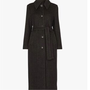 Wool  Black Women's Coat